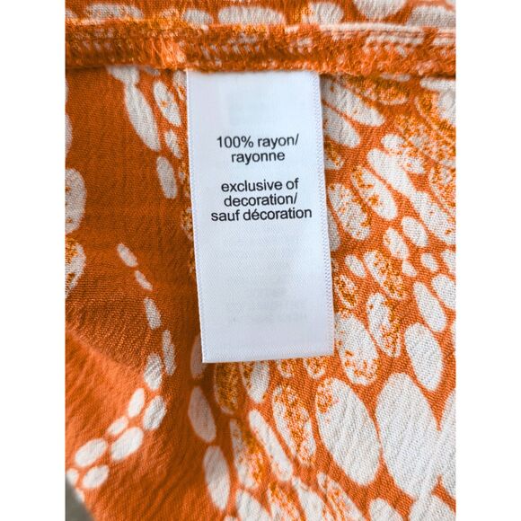 Maurices Boho Floral Peasant Top Lightweight Flowy Blouse Womens Size 1X - Picture 5 of 6